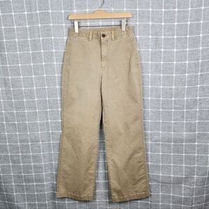 Gap Tall High Rise Stride Wide-Leg Ankle Khakis